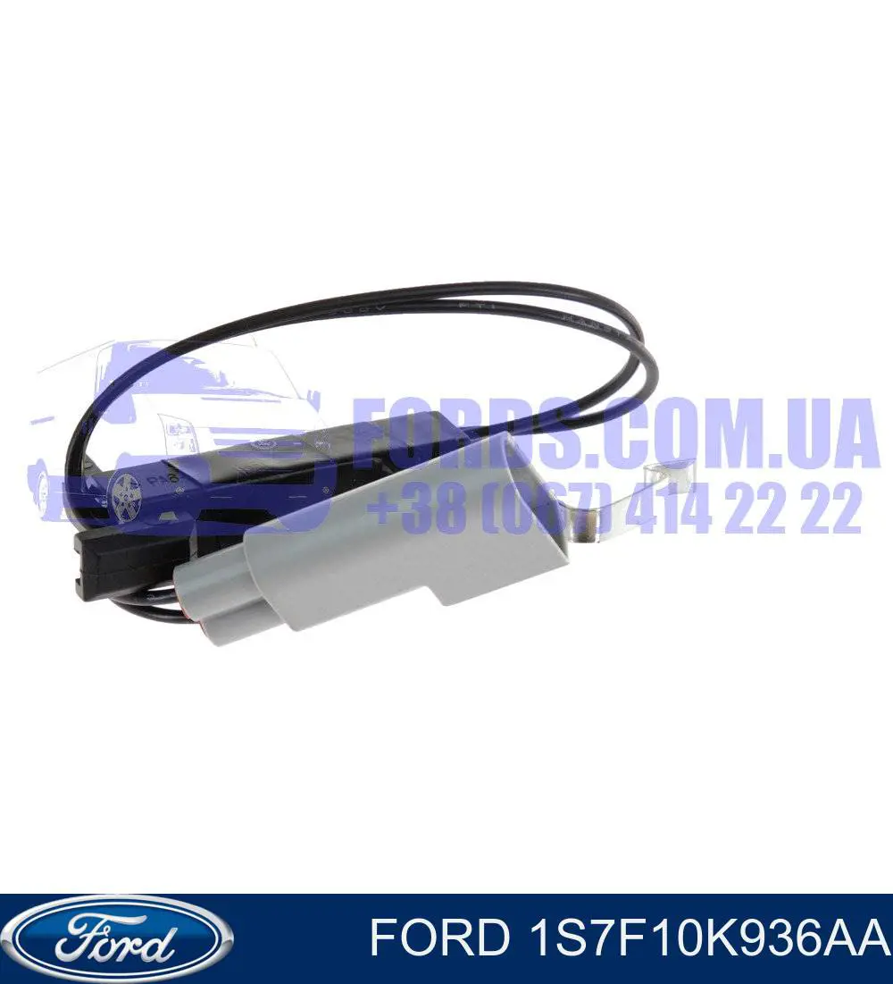 1S7F10K936AA Ford Sensor de temperatura do meio ambiente