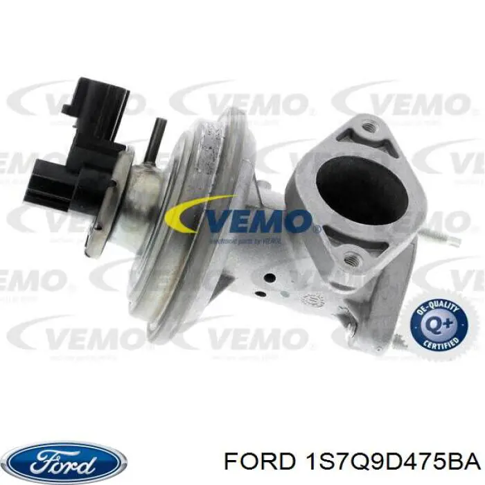 1S7Q9D475BA Ford Válvula EGR de recirculação dos gases