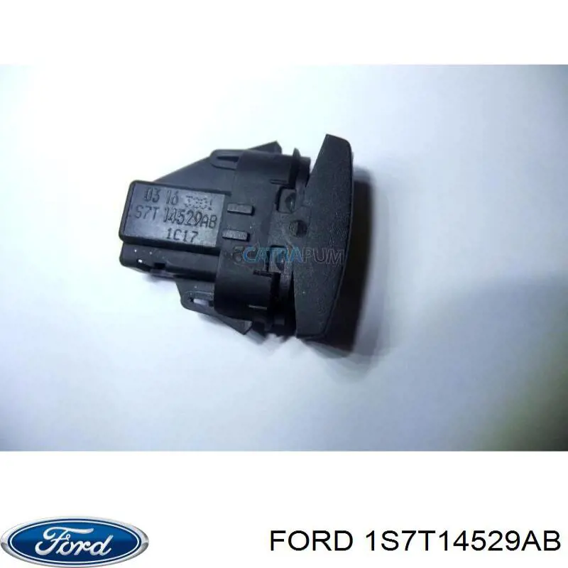 1S7T14529AB Ford Botão dianteiro direito de ativação de motor de acionamento de vidro