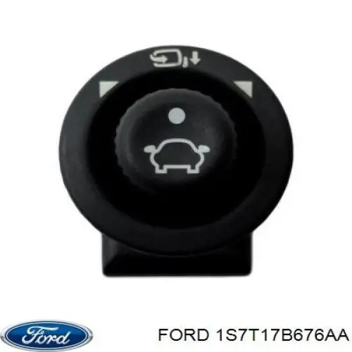 1S7T17B676AA Ford Unidade de controlo dos espelhos de retrovisão, na porta
