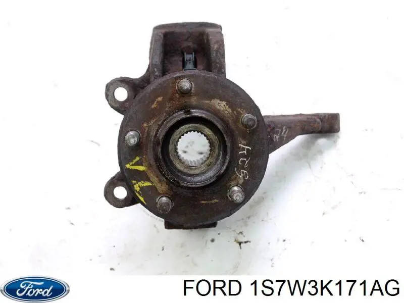 1S7W3K171AG Ford Pino moente (extremidade do eixo) dianteiro esquerdo