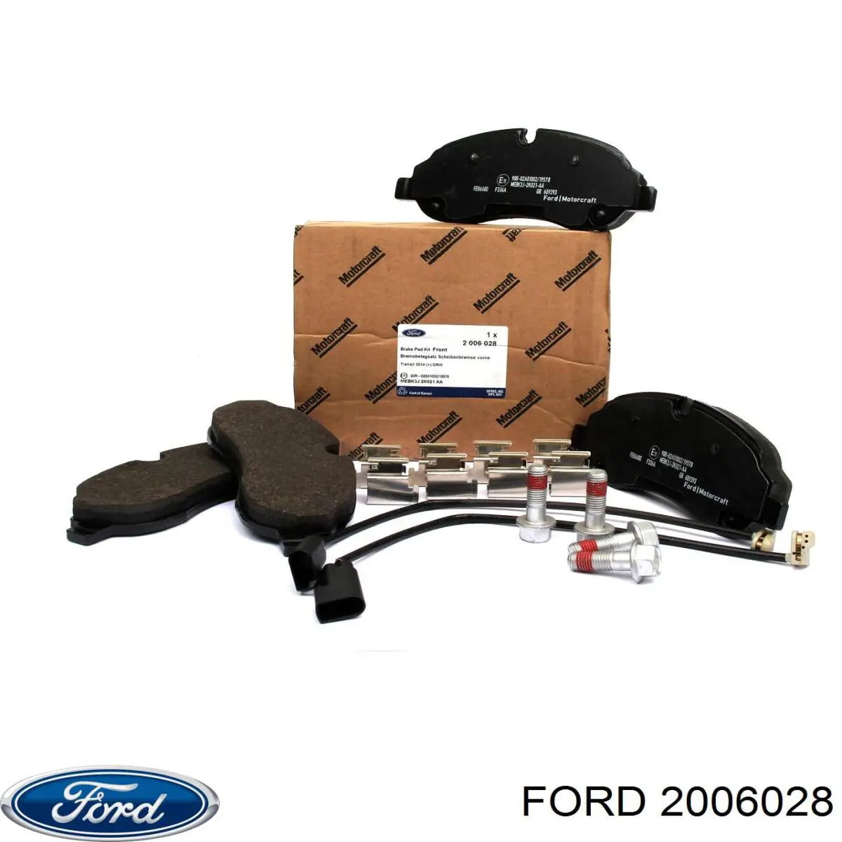 Sapatas do freio dianteiras de disco Ford 2006028 preço, a partir de 53,21 USD