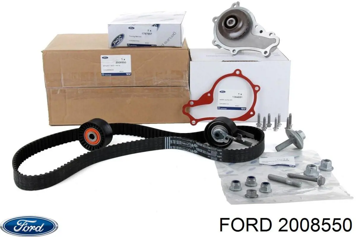Correia do mecanismo de distribuição de gás, kit Ford 2008550 preço, a partir de 112,38 USD
