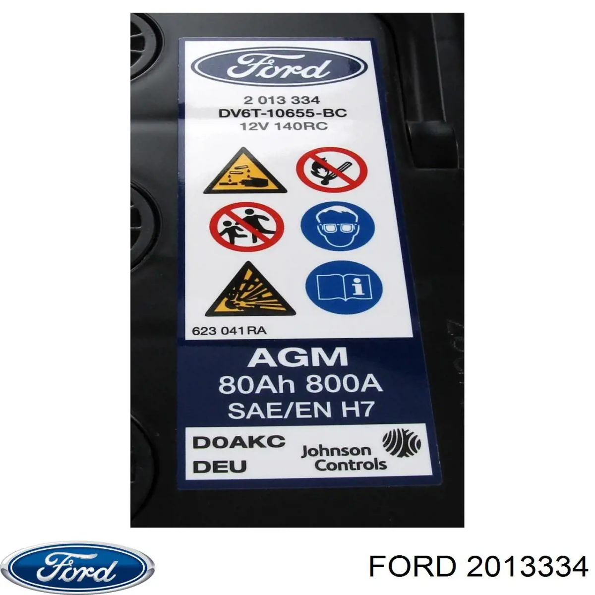 Bateria recarregável (PILHA) Ford 2013334 preço, a partir de 310,38 USD