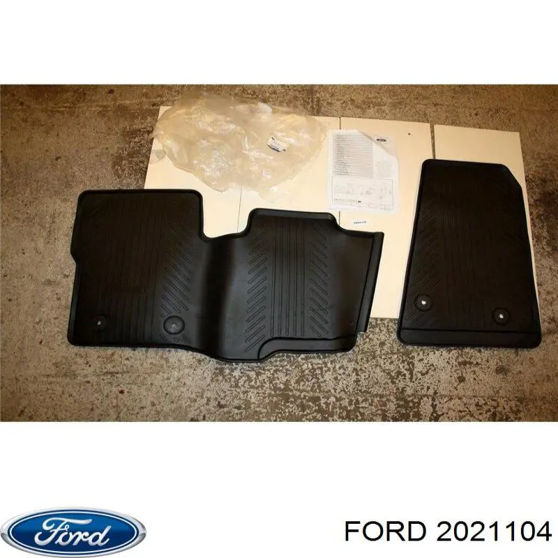 2021104 Ford Tapete dianteiro, kit de 2 un.