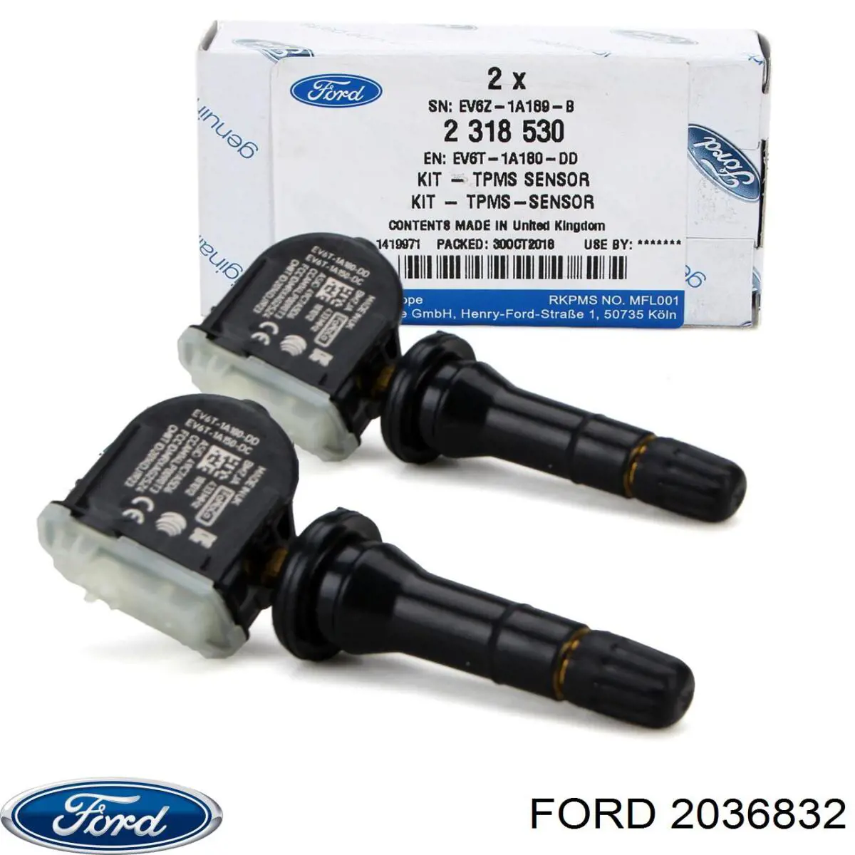 Compre 2036832 Ford Sensor de pressão de ar nos pneus