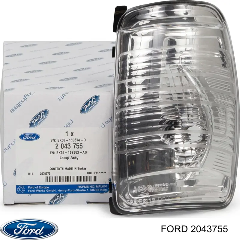 Pisca-pisca de espelho direito Ford 2043755 preço, a partir de 31,43 USD
