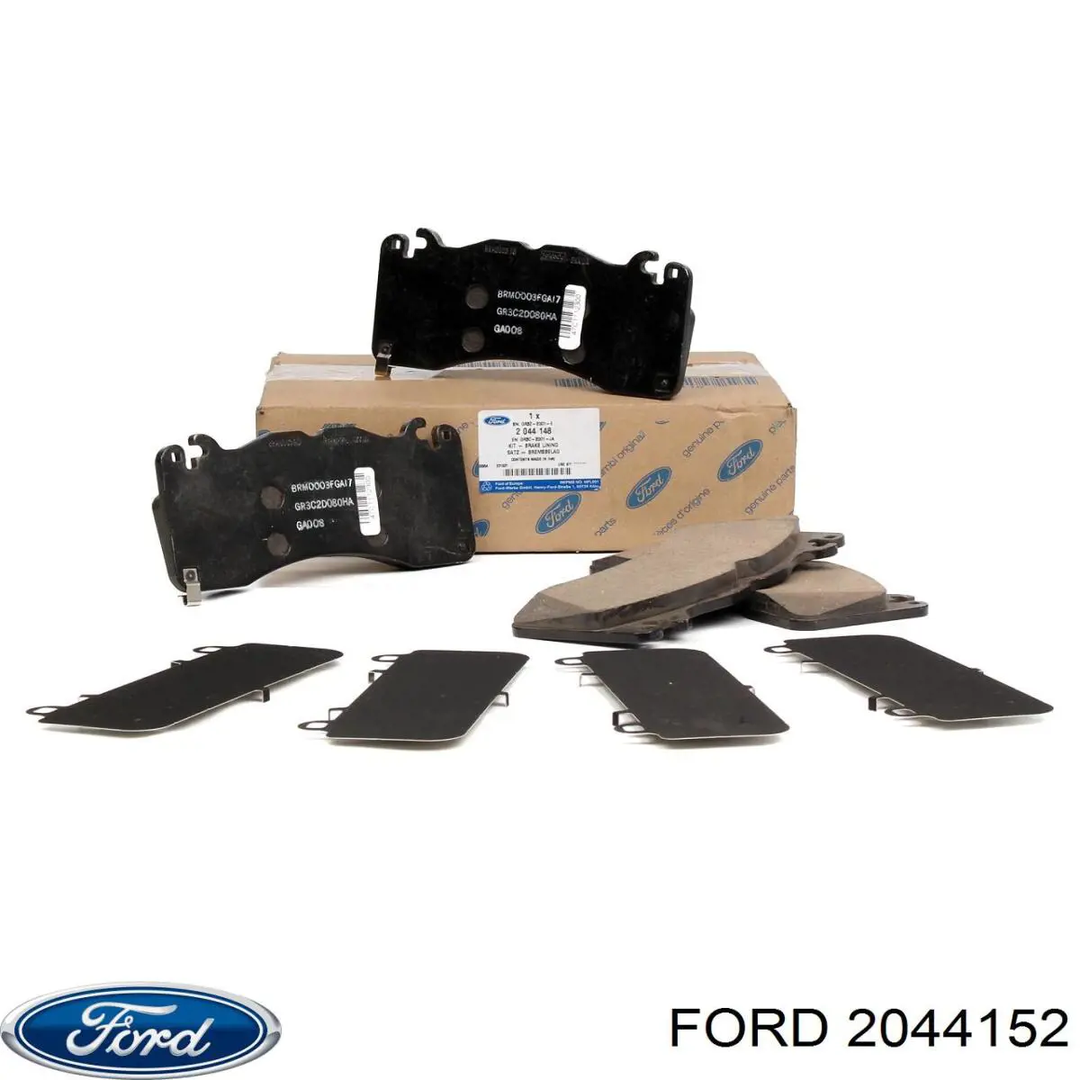 Sapatas do freio traseiras de disco Ford 2044152 preço, a partir de 42,05 USD