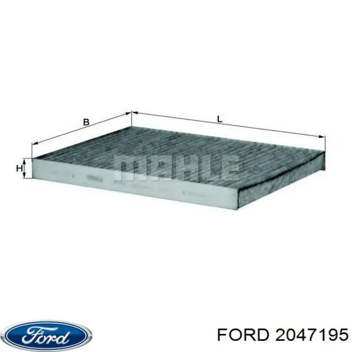 2047195 Ford Sensor de temperatura dos gases de escape (GE), até o catalisador