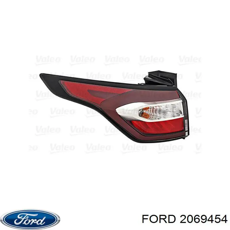 2069454 Ford Lanterna traseira esquerda externa