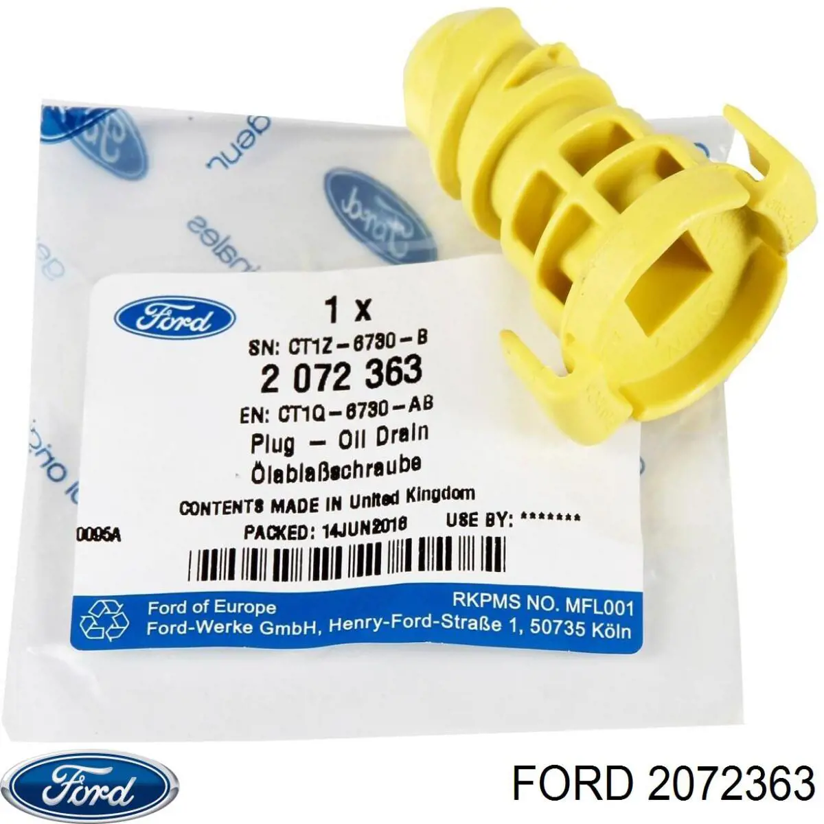 Tampão de panela de motor Ford 2072363 preço, a partir de 3,59 USD