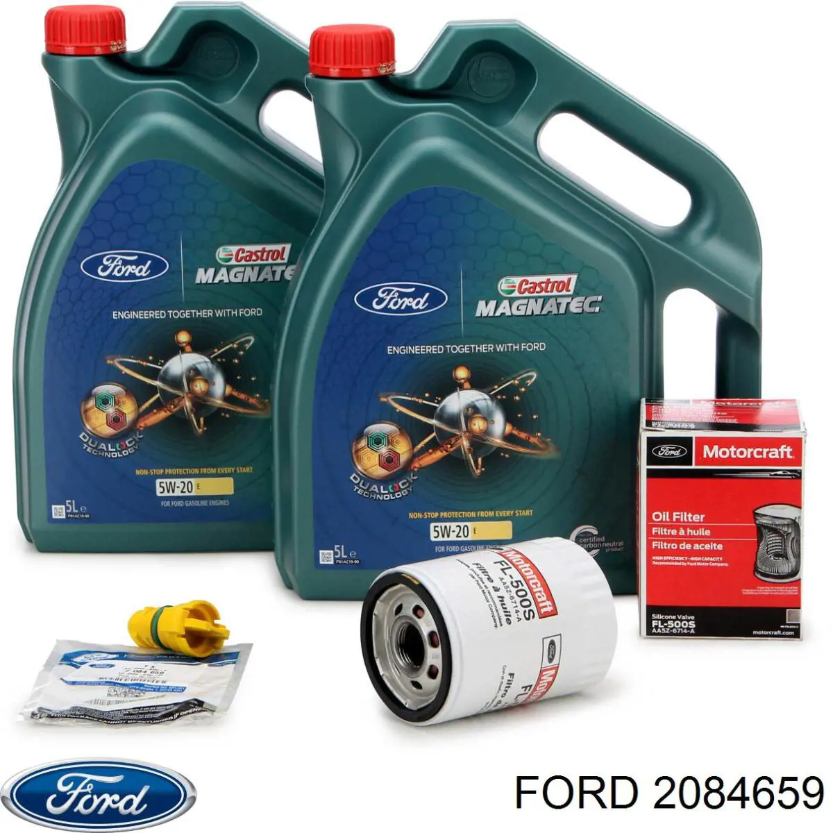 2084659 Ford Tampão de panela de motor