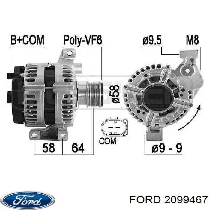 Compre 2099467 Ford Gerador
