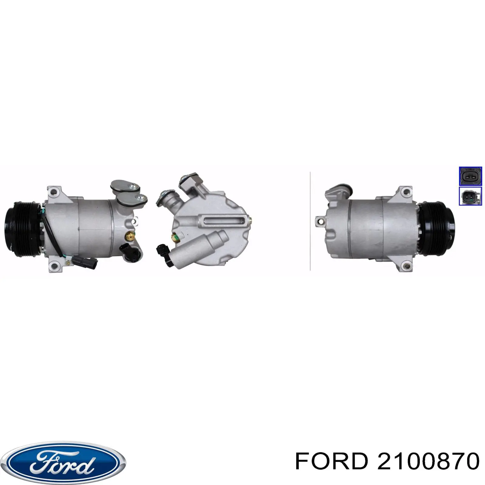Compressor de aparelho de ar condicionado Ford 2100870 preço, a partir de 139,61 USD