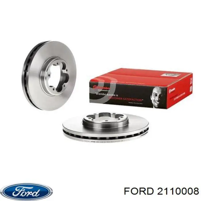 2110008 Ford Disco do freio dianteiro