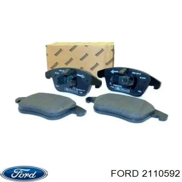 Sapatas do freio dianteiras de disco Ford 2110592 preço, a partir de 59,27 USD