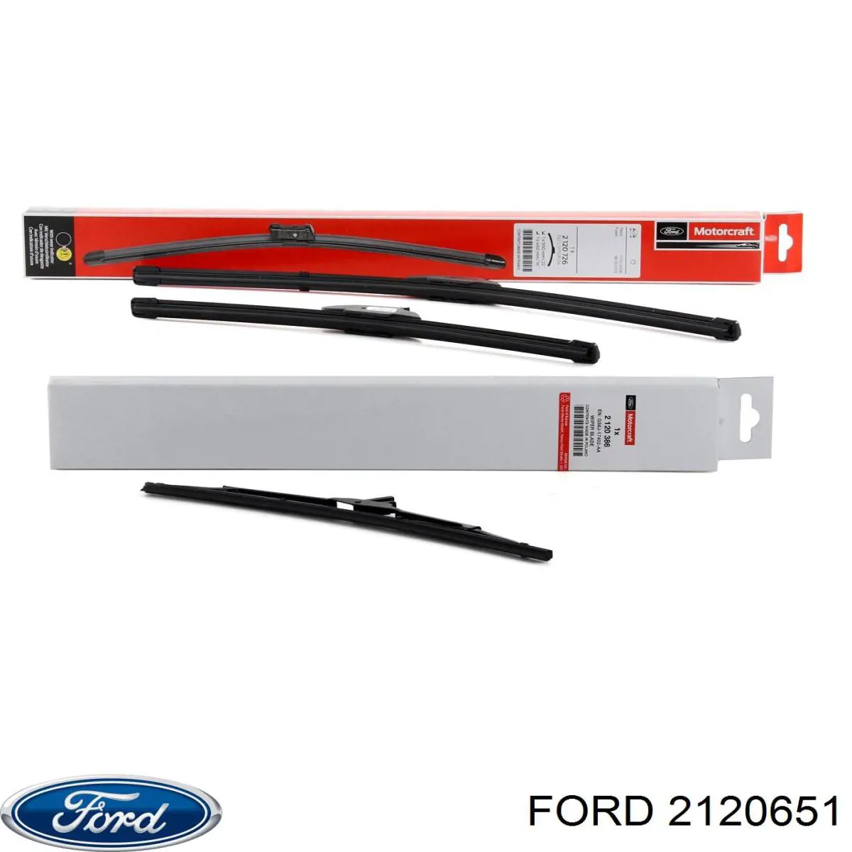 Compre 2120651 Ford Limpa-pára-brisas do pára-brisas, kit de 2 un.