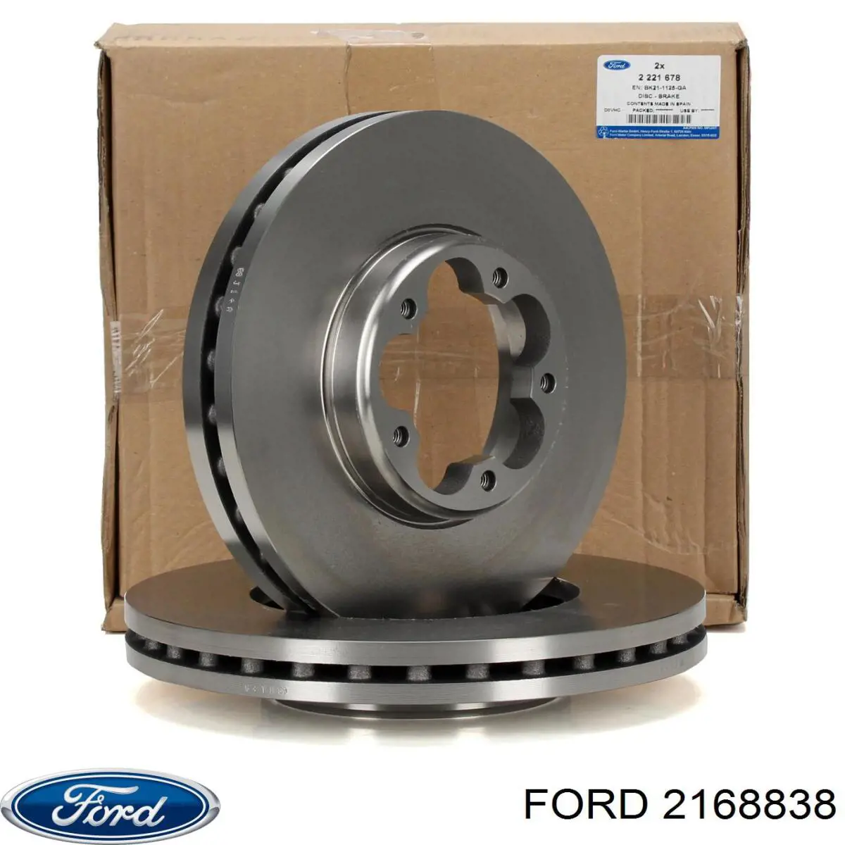 Compre 2168838 Ford Disco do freio dianteiro