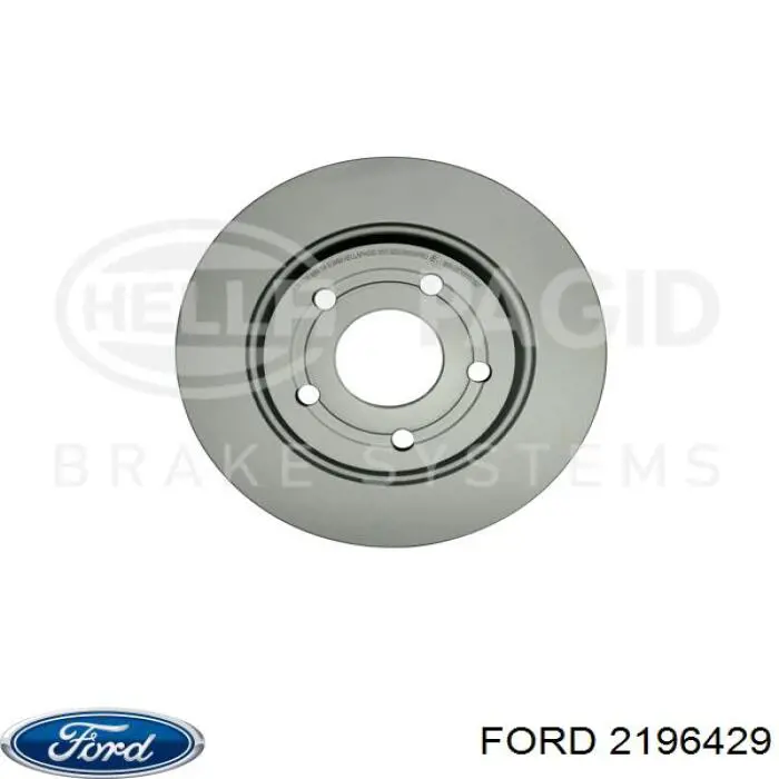 Disco do freio dianteiro Ford 2196429