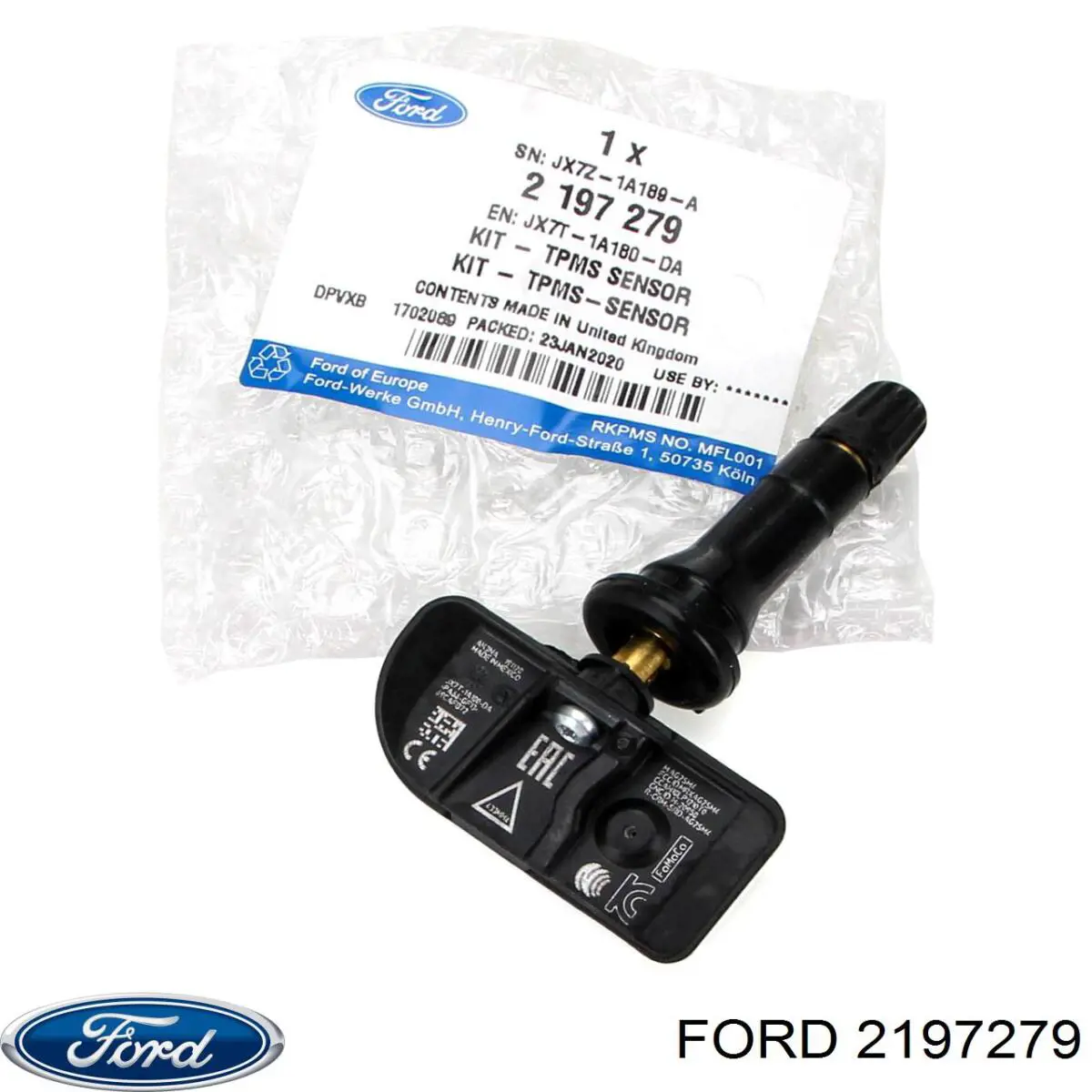 2197279 Ford Sensor de pressão de ar nos pneus
