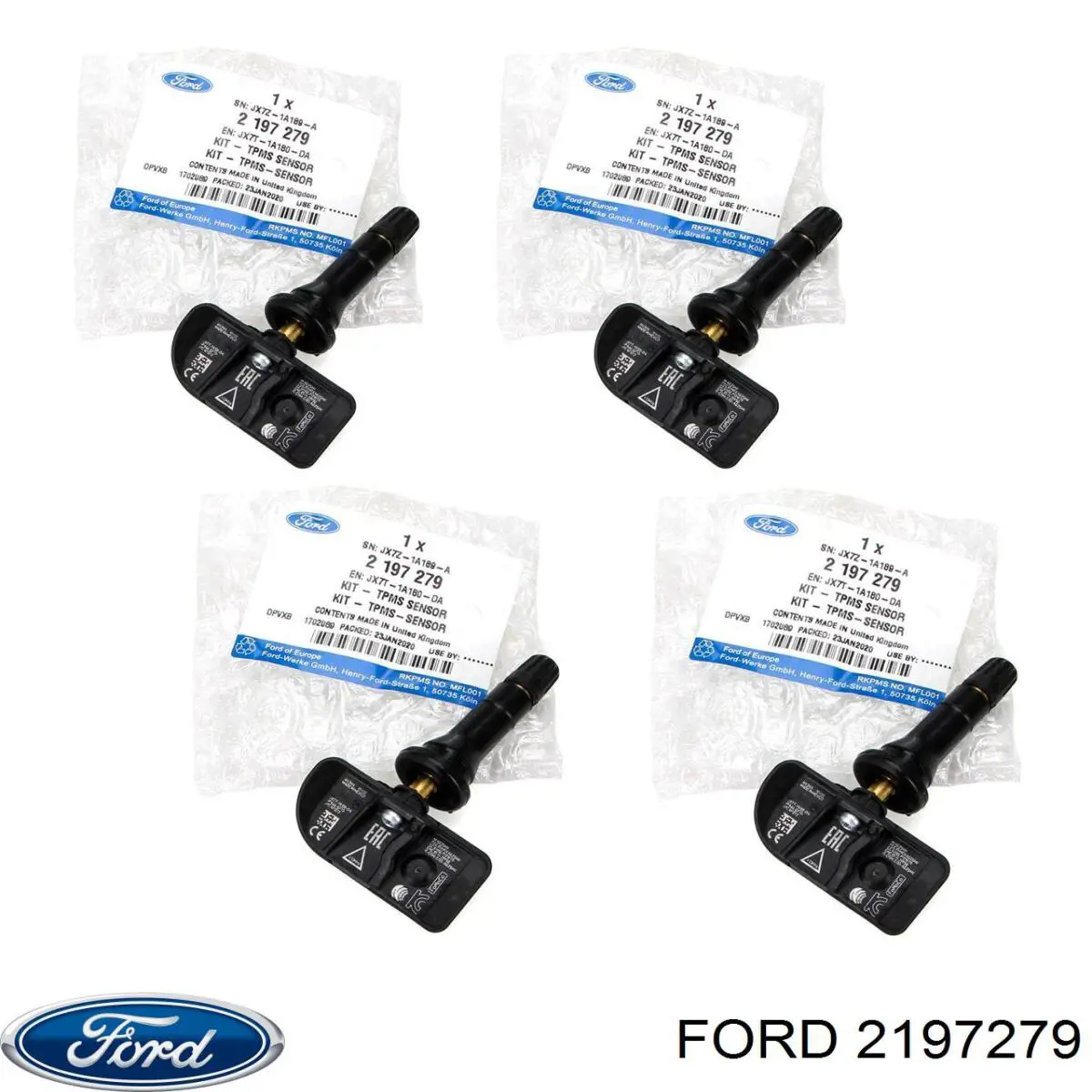 Sensor de pressão de ar nos pneus Ford 2197279 preço, a partir de 43,34 USD