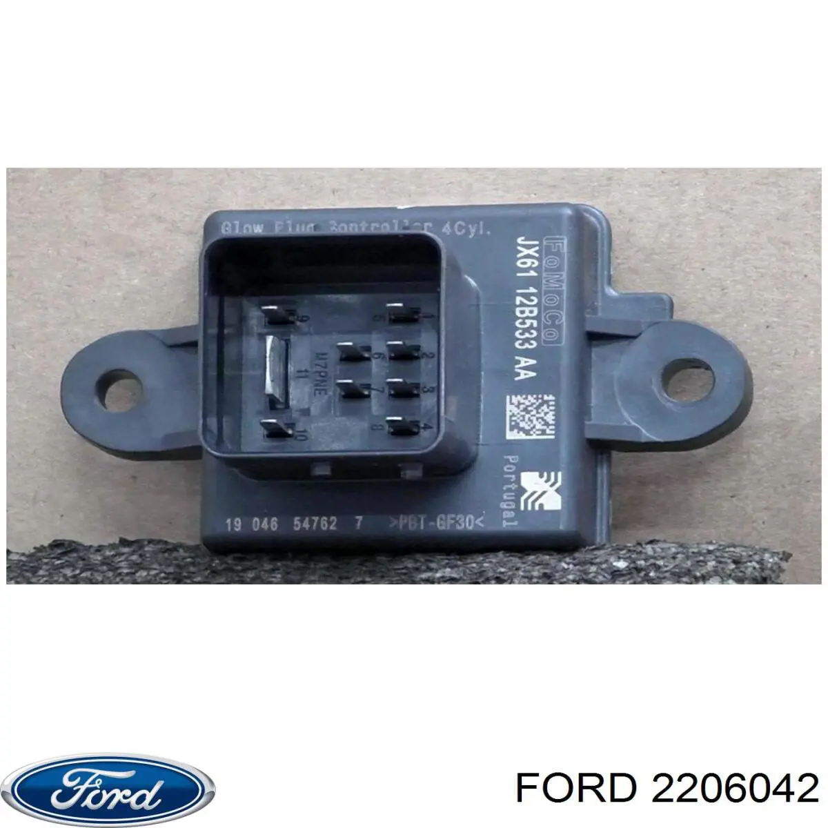 2206042 Ford Relê das velas de incandescência