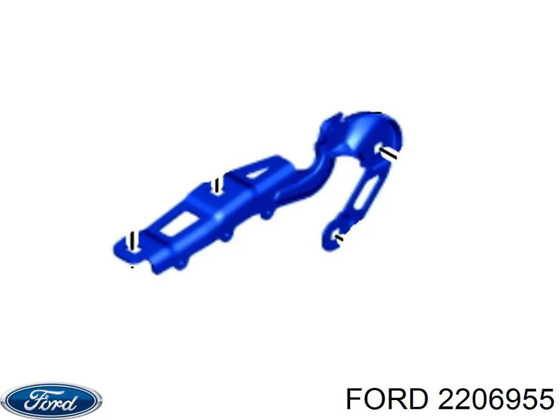 2206955 Ford Gozno da capota direito