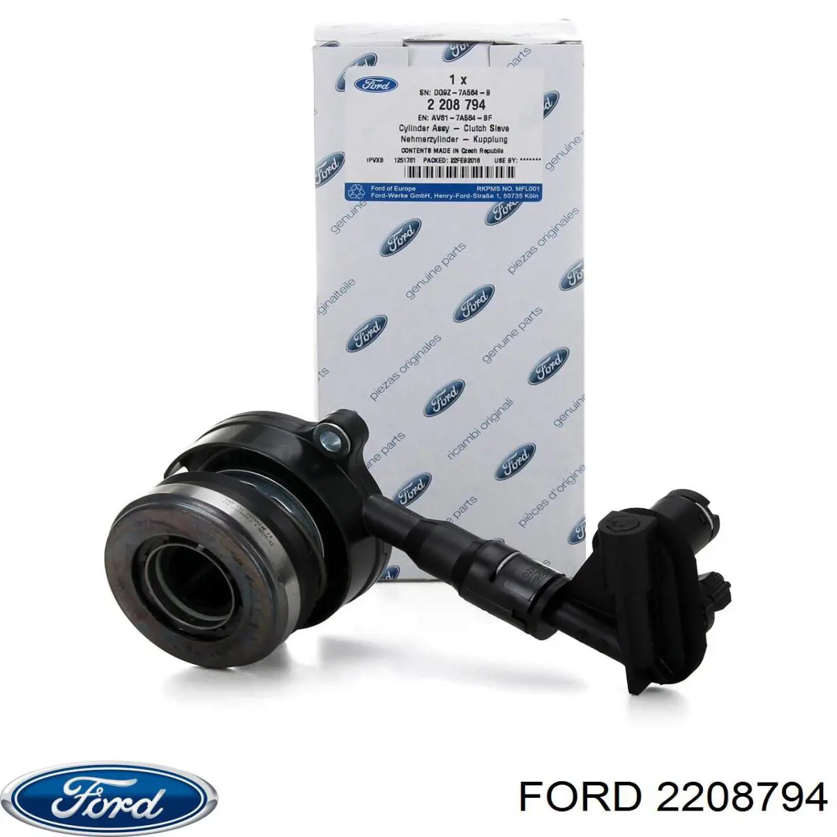 2208794 Ford Cilindro de trabalho de embraiagem montado com rolamento de desengate