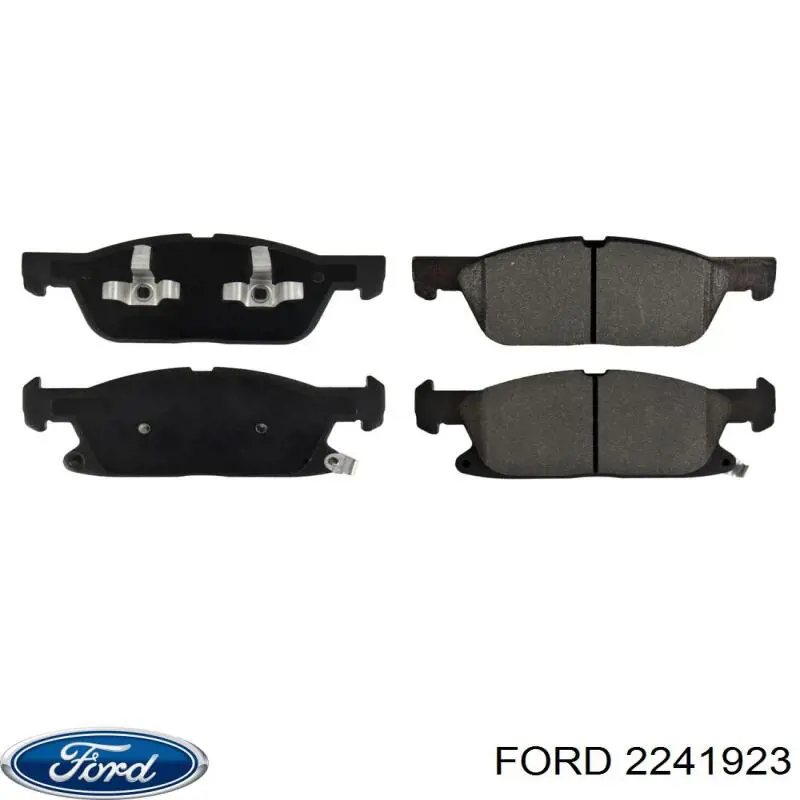 Sapatas do freio dianteiras de disco Ford 2241923 preço, a partir de 50,72 USD