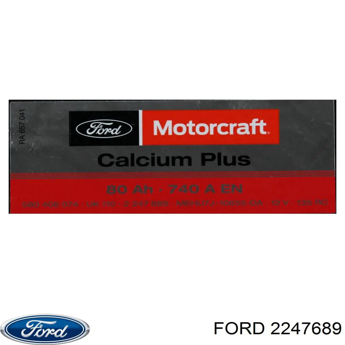 Compre 2247689 Ford Bateria recarregável (PILHA)