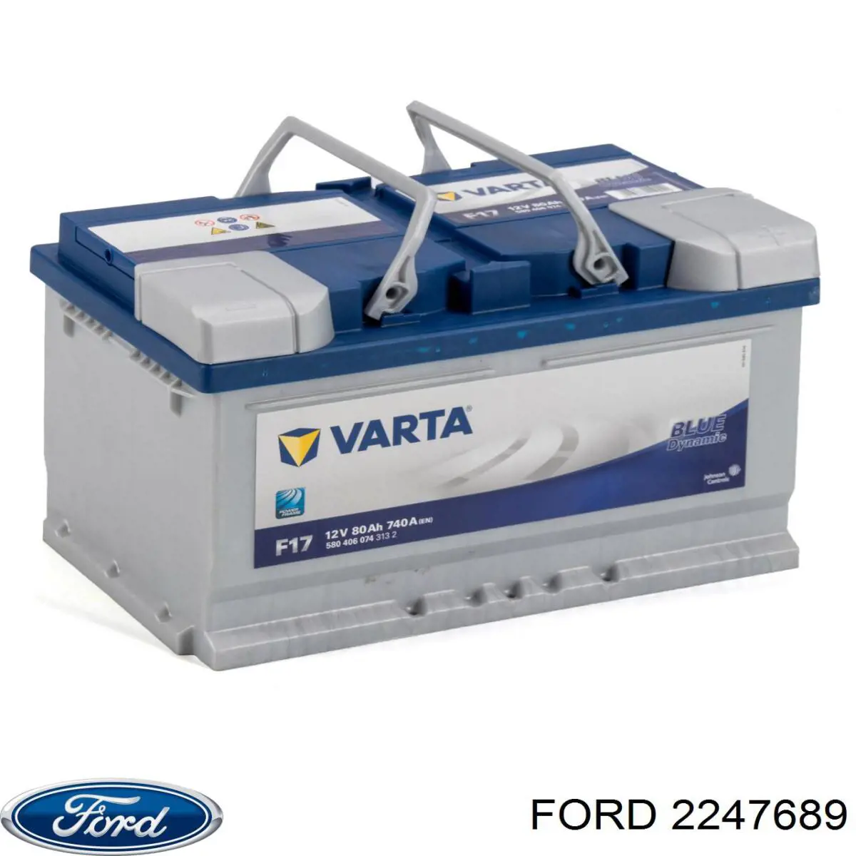 Bateria recarregável (PILHA) 2247689 Ford