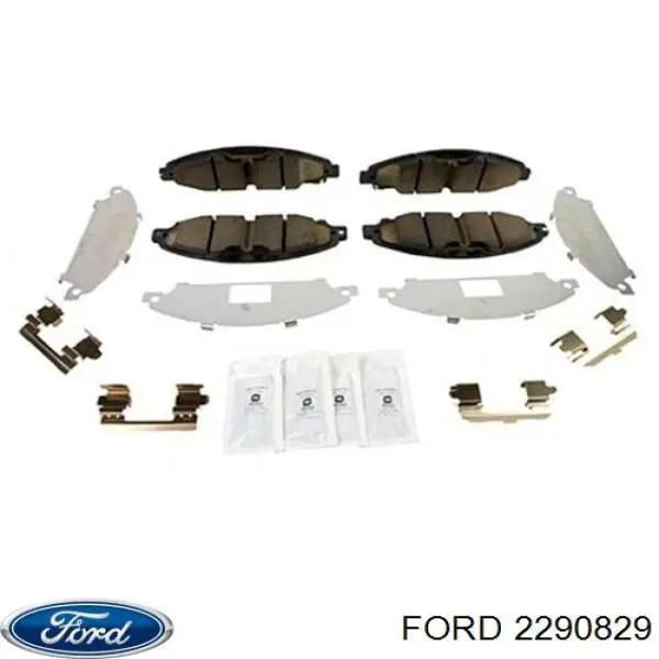 2290829 Ford Sapatas do freio dianteiras de disco