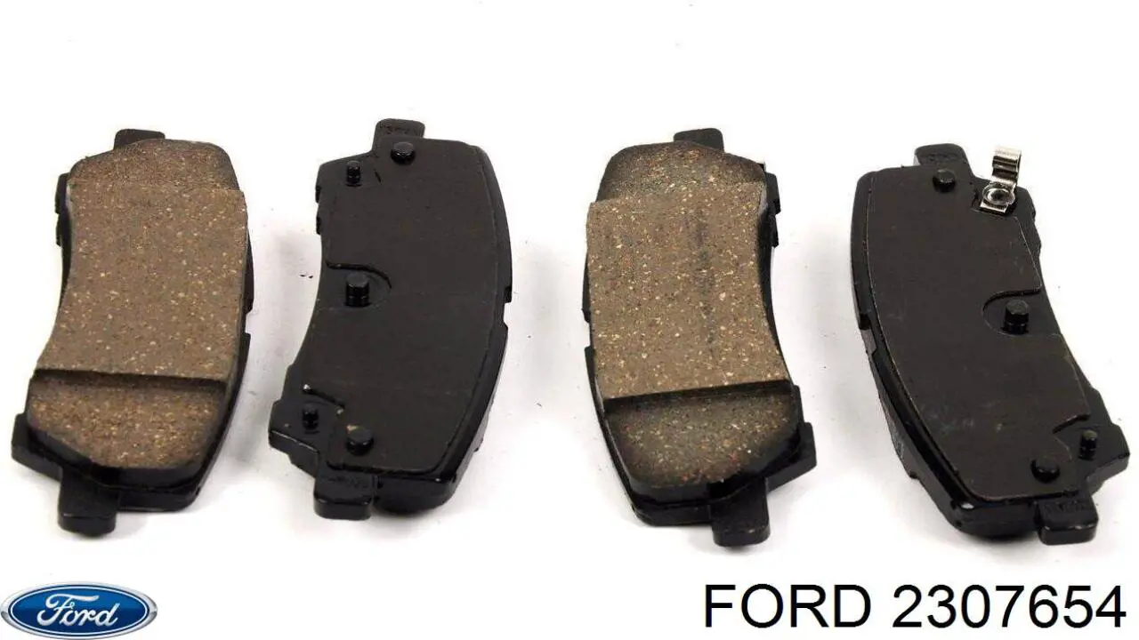 2307654 Ford Sapatas do freio traseiras de disco