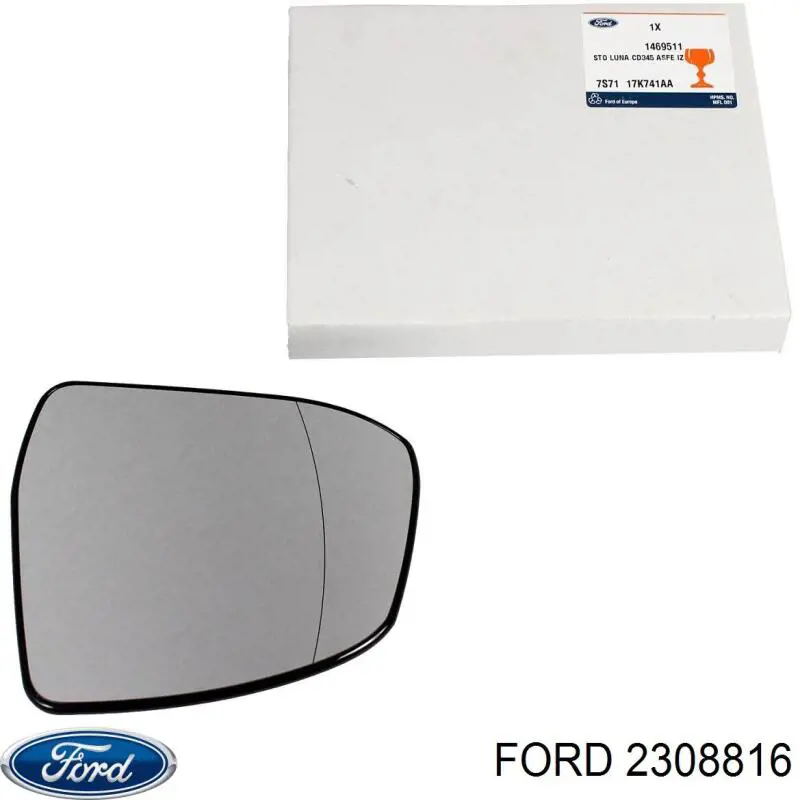 Espelho de retrovisão esquerdo Ford 2308816 preço, a partir de 139,61 USD