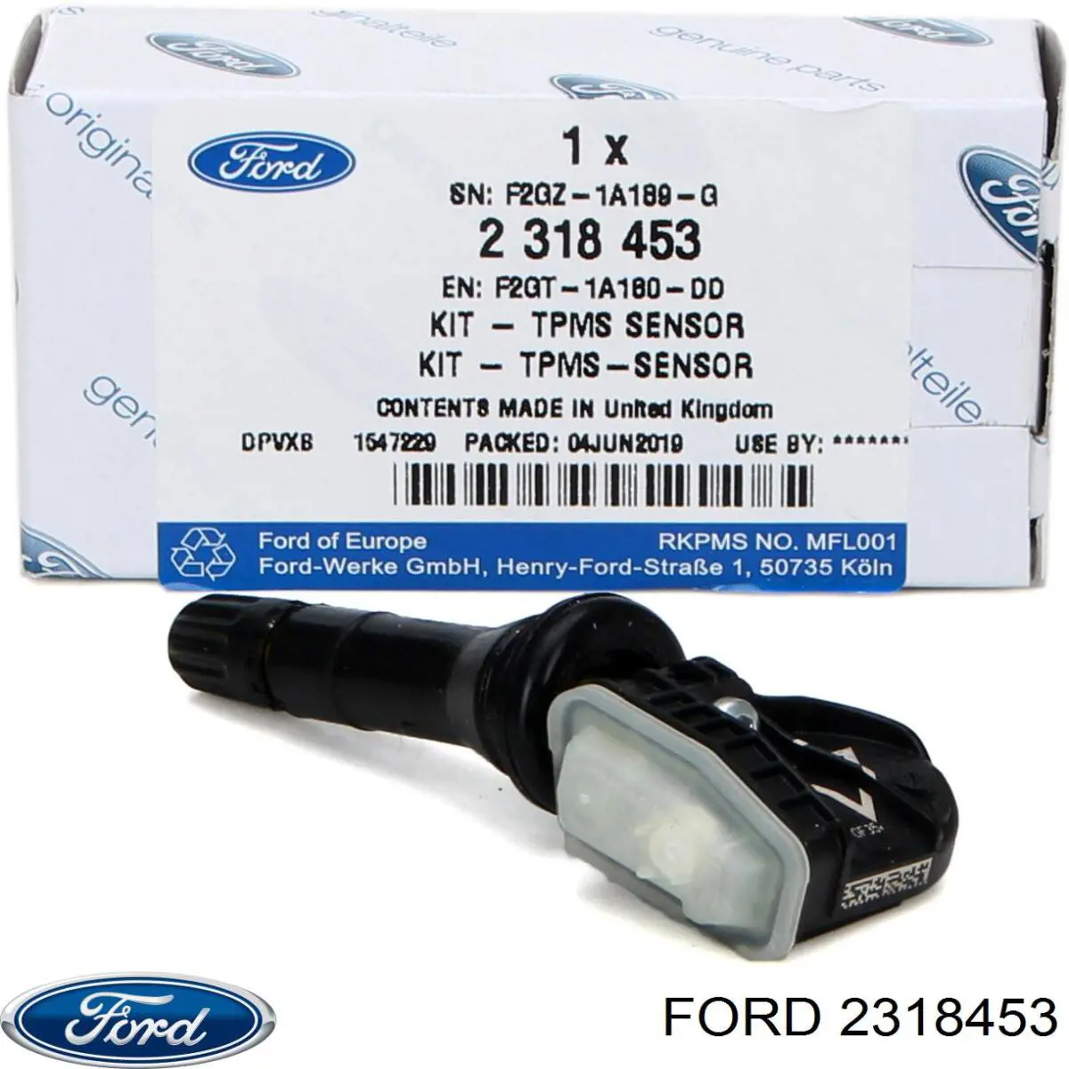 2318453 Ford Sensor de pressão de ar nos pneus