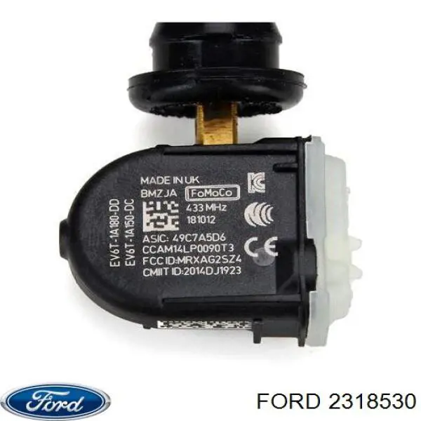 Sensor de pressão de ar nos pneus 2859755 Ford