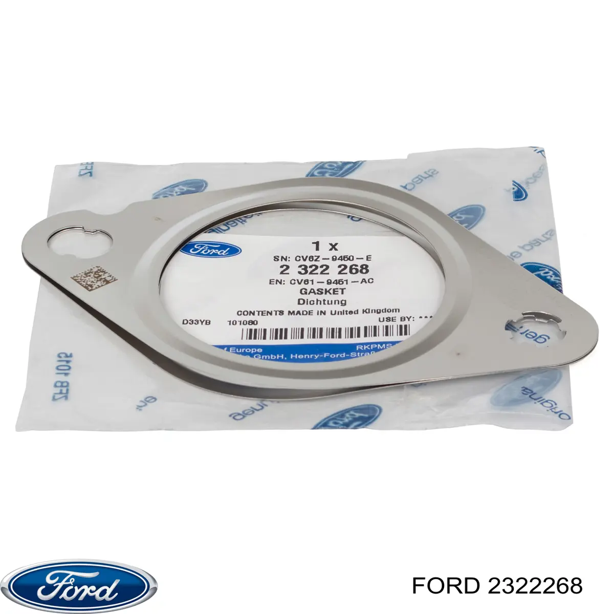 2322268 Ford Vedante de tubo coletor de escape