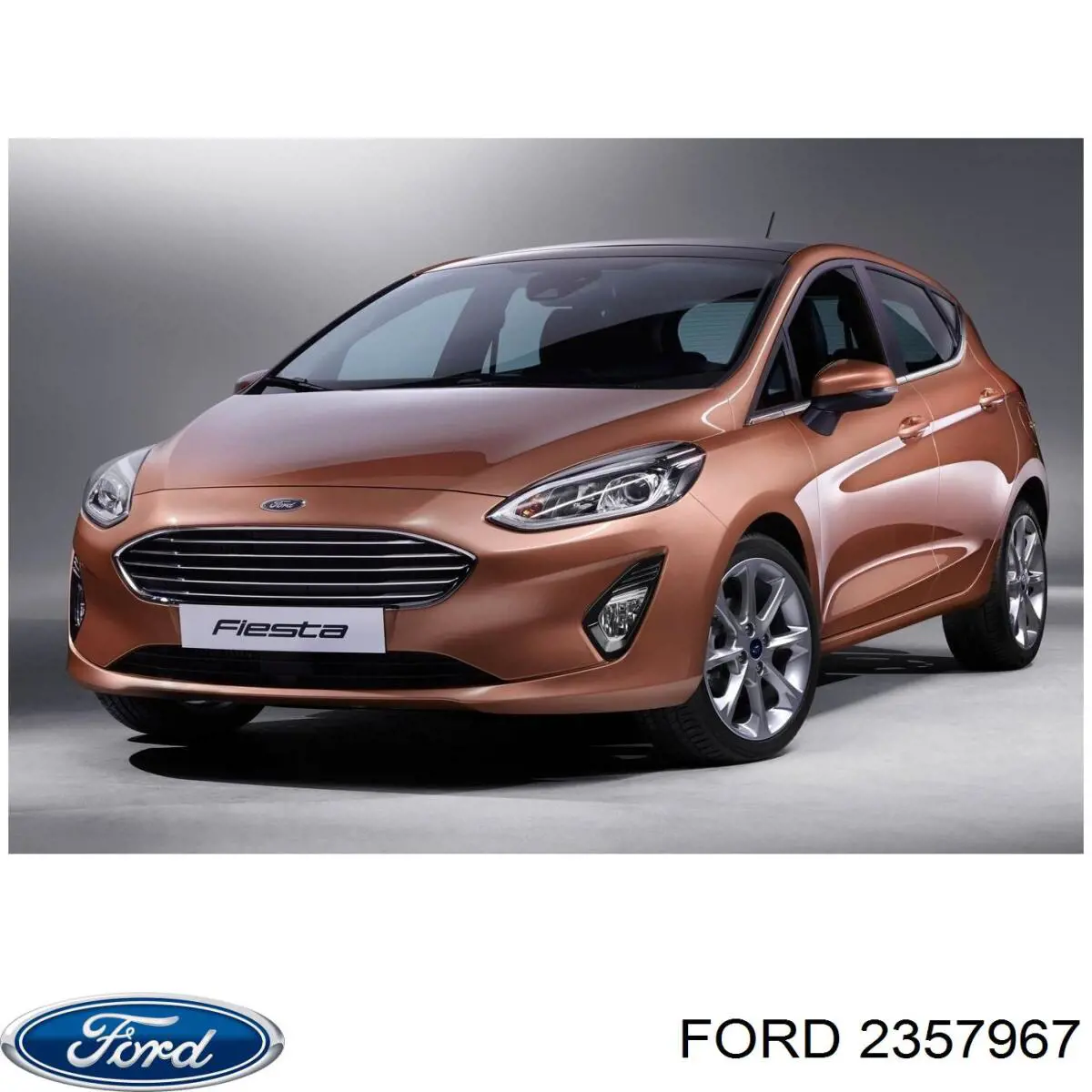2357967 Ford Consola central do pára-choque dianteiro