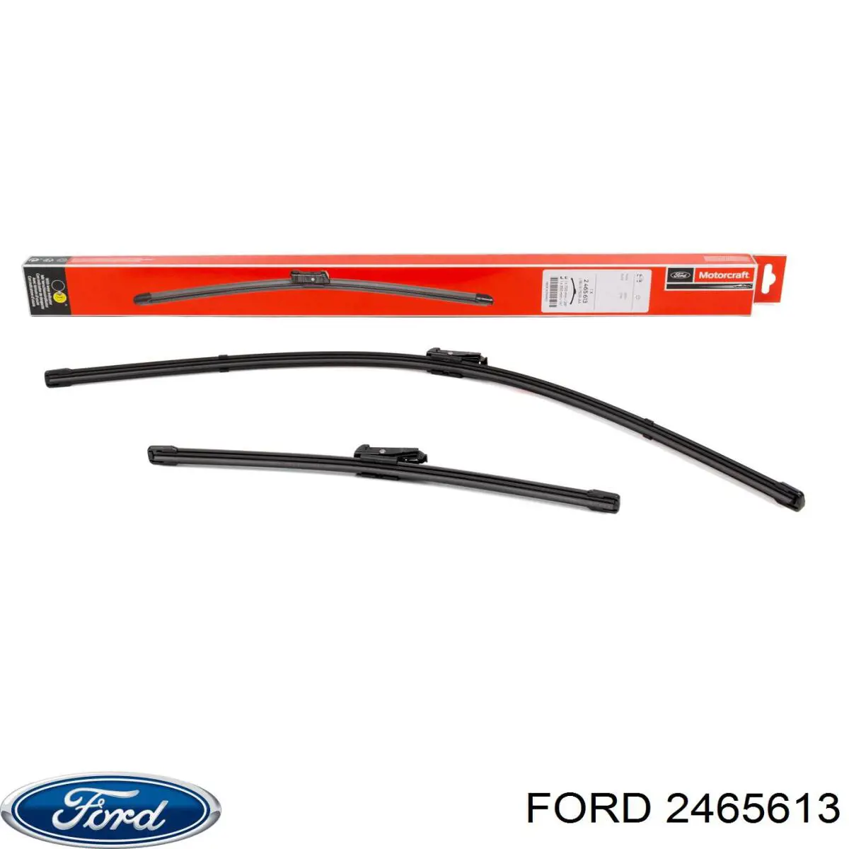 Limpa-pára-brisas do pára-brisas, kit de 2 un. Ford 2465613 preço, a partir de 43,72 USD