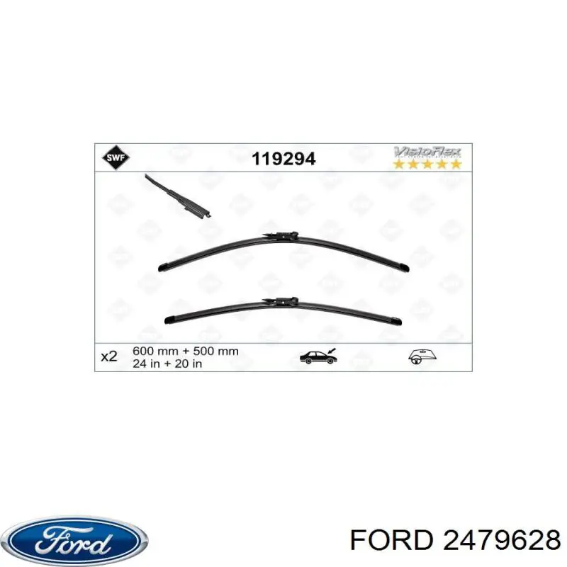  Ford 2479628 preço, a partir de 80,52 USD