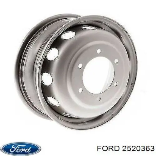 2520363 Ford Discos de roda de aço (estampados)