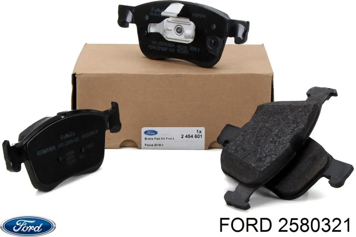 2580321 Ford Sapatas do freio dianteiras de disco