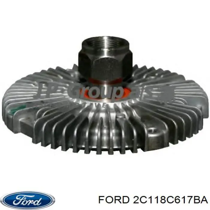 Compre 2C118C617BA Ford Acoplamento viscoso de ventilador de esfriamento