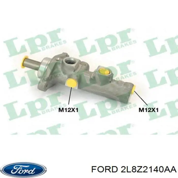  Cilindro mestre do freio Ford Escape SUV (2001 - 2007) 
