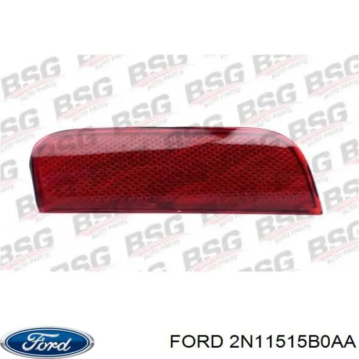 2N11515B0AA Ford Retrorrefletor (refletor) do pára-choque traseiro direito