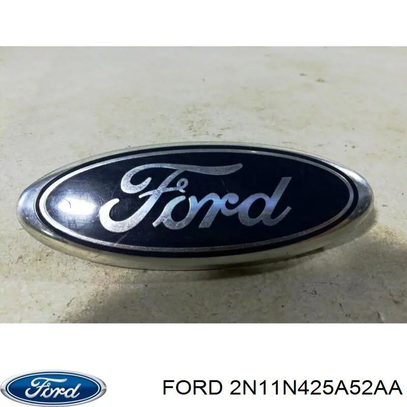 2N11N425A52AA Ford Emblema de tampa de porta-malas (emblema de firma)