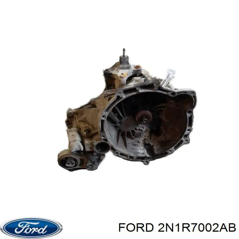 2N1R7002AB Ford Caixa de Mudança montada (caixa mecânica de velocidades)