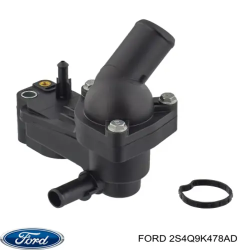 2S4Q9K478AD Ford Caixa do termostato