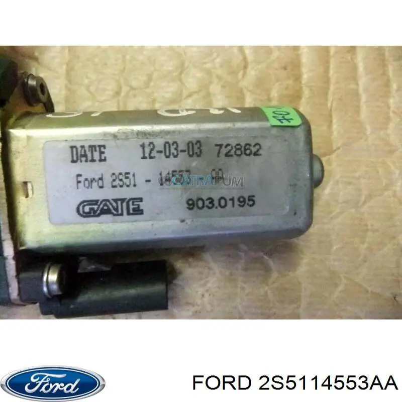 2S5114553AA Ford Mecanismo de acionamento de vidro da porta dianteira direita