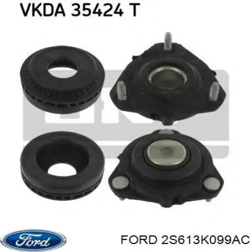 Compre 2S613K099AC Ford Suporte de amortecedor dianteiro
